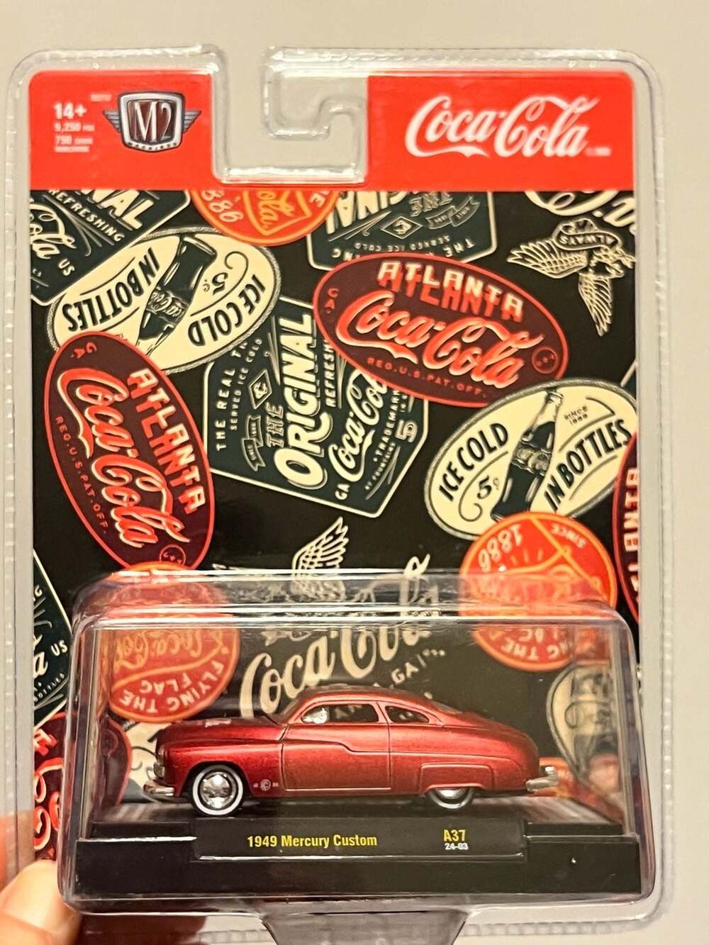 M2 Machines 1949 Mercury Custom Coca-Cola A37 1:64 Scale Die-Cast Car